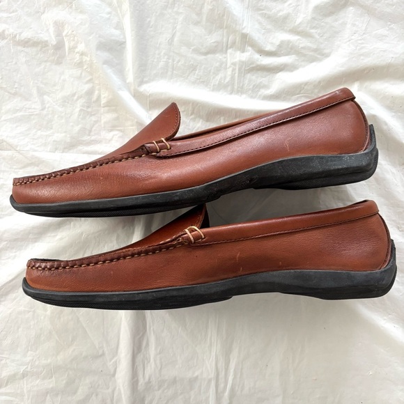 NEOT Foot Joy Club Casuals leather loafers tan golf shoes 79054 SZ 10  No box main image 15